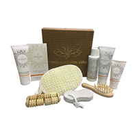 Seasonal Special! Luxury Vegan Skin Care Collection Home Spa Bath and Body Natural Grapefruit Skin Care Gift Sets By Namaste Skin (10-Piece Box GrapeFruit) 
