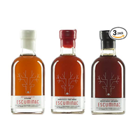 Award Winning Escuminac Canadian Maple Syrup Gift Bundle Grade A Including Our Extra Rare, Great Harvest and Late Harvest - Pure Organic Unblended Single Forest - 3 X 6.8 fl oz (200 ml) 