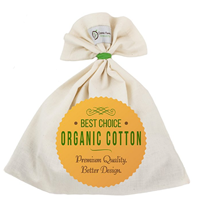 Organic Cotton Nut Milk Bag - Super Smooth Almond Milk Maker - No Seam Bottom, Drawstring Free - Reusable Food Strainer for Yogurt, Cheese Cloth, Juice, Tea, Coffee & More - Natural and Eco-Friendly 