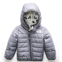 The North Face Infant Reversible Perrito Jacket Two Design Color Print Baby Toddler Boy Girl Winter Fall Spring Warm Snow Cold Weather Polyester Performance Brand Active Outdoors Outside Season