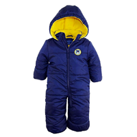 iXtreme Expedition Puffer Winter Snowsuit Stroller Pram Bunting Cold Snow Weather Toes Infant Toddler Boy Girl Polyester Zipper Closure Machine Wash Fleece Lined Fold Over Hands Feet Extra Cozy Comfort