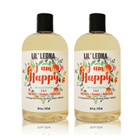 I Am Happy 3-in-1 Baby Shampoo Bubble Bath Body Wash Happy Healthy Safe Lil Leona No Chemical Paraben Phosphate Tear-free Face Vegan Gluten-free