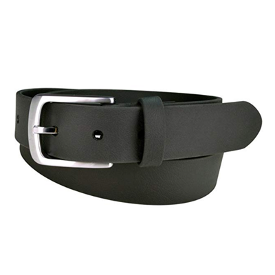 STYLISH & DURABLE: This non- leather belt for men is made with a combination of nylon and vinyl fused together. This same material is used to make horse reins and harnesses, so you know the Truth Sparrow belt is strong, durable and built to last! It comes in two colors (brown and black), and can be worn as a dress belt for men or women, or as a casual belt. The belt buckle has a satin finish on the front. Our mens dress belts are made with cruelty free products! 