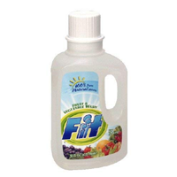 Fit Organic Fruit Vegetable Wash Rid Unwanted Pesticides Contaminant Wax Food Soaker Produce Bottle Three Pack Kosher Natural Wholesome Ingredients Easy-to-use No Taste Smell Soak Water
