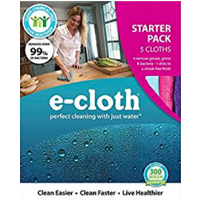 E Cloth Home Cleaning Starter Pack Ditch Chemicals Water Chemical-free Power Fiber Kitchen Window Bathroom Grease Dirt Bacteria Allergy Uk Good Housekeeping Institute