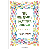 The One Minute Gratitude Journal Cultivating Range Health Benefit Brenda Nathan Physical Mental Spiritual Draw Write Inspirational Quote Non-religious Gratitude Appreciation Feeling Moments Blessing