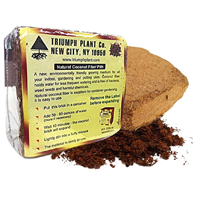 Triumph Plant Coconut Coir Fiber Peat Alternative Pack Less Watering Environment Eco-friendly Sustainable Natural Repel Bug Bacteria Mold Gallon Coco Soil Mixture Container Gardening