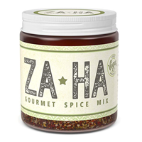 Za Ha Award Winning Zaatar Gourmet Spice Mix Seasoning Herb Organic Vegan Richness Meal Delicious Blend Perfect Winter Cold Deep Rich Flavor Roasted Garlic Thyme Oregano Sesame Olive Oil Subtle Spread Bread Sauce Stew Marinade Baking Cooking Wow Factor Table Professional Chef Foodie Novice Home Cook Stocking Stuffer Christmas Gift Home Kitchen North Africa