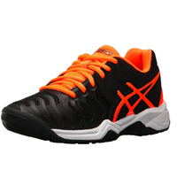 Asics Gel Resolution 7-GS Tennis Shoe Sneaker Cushioning Comfort Bright Color Running Big Little Kid Synthetic Rubber Sole Impact Shock Absorption Durable Flexible Toe Protection Junior Flexibility Support Summer Spring Fall Sports