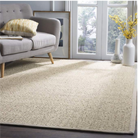 Safavieh Natural Fiber Collection Sisal Area Rug Durable Fiber Ideal High Traffic Hallway Marble Crème Natural Maize Strength Durability Neutral Color Furniture Quality Craft Style Basket Weave Coast Casual Décor Aesthetic 
