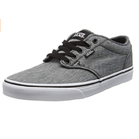 Vans Atwood Low Top Sneakers Sport Leisure Active Casual Canvas Rubber Sole Range Color Lace Up Metal Eyelets Padded Tongue Collar Traction Grip Durability Skate Board Active Play Evening Holiday Youth Spring Summer Fall
