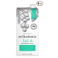 Milkadamia Latte Da Barista Macadamia Milk – Pack of 6 Foams beautifully to make the perfect barista style coffee. Non-dairy, vegan, milk alternative, plant-based, dairy-free, nut milk