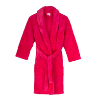 Towel Selections Fleece Bathrobe Dressing Gown Color Toasty Warm Home Winter Fall Spring Lounging Indoor Soft Plush Shawl Comfortable Lightweight Durable Pocket Gift Christmas Hanukkah Birthday Holiday Bath Pool Beach Polyester Belt