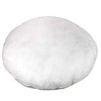 Foamilly Premium Hypoallergenic Round Stuffer Pillow Insert Cushion Cover Pouf 32 Inch Sham Form Polyester Standard White Floor Yoga Ottoman Chiropractic Kit Large Meditation Bohemian Boho Indian Moroccan Style Support Hippie Student Gift Dorm