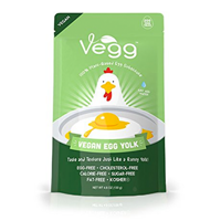 The Vegg Vegan Egg Yolk Resealable Bag Simulates Taste Texture Recipe Baking Cooking Replacement Alternative Cholesterol Gluten Soy Fat Free High Vitamin Non-GMO Natural Ingredient French Toast Dipping Hollandaise Rich Flavor Pantry Cake
