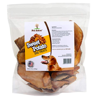 Pet Eden Sweet Potato Dog Treats A safe, alternative treat for your pet, grown and packaged in the USA Naturally, healthy chews for dogs, no additives, gourmet snacks