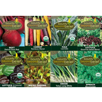 Bounty Beyond Belief Heirloom Vegetable Seed Fall Planting Grow Your Own Delicious Organic Veg Bonus Ebook Non GMO Open Pollinated Veggie Varity Garden Packet Beet Carrot Kale Lettuce Micro Greens Onion Spinach Nutritious Healthy Super Food 