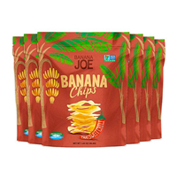 Banana Joe Thai Sweet Chili Chip Nutritious Snack Natural Afternoon Workout School Lunch Flavor Crunchy Gluten Free Non GMO Immune Boost Probiotic No Sugar Preservatives Fiber Health Digestive Absorption Protein Delicious