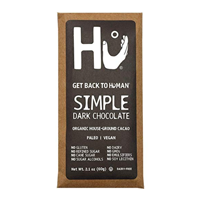 Hu Simple Dark Chocolate Bar Pack Caramel Note Sweet Bitter Organic Cacao Gluten Free Non GMO Paleo No Dairy Soy Refined Sugar Food Heal Quality Natural Ingredients Healthy Lifestyle Coconut Cocoa Butter
