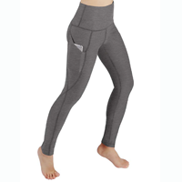 activewear ODODOS High Waist Out Pocket Yoga Pants Tummy Control Workout Running 4 Way Stretch Yoga Leggings Polyester Spandex Nylon Range of Colors Performance Fashion Function High Quality Fabric Flex Pant Maximum Comfort Contoured to Body Streamlined