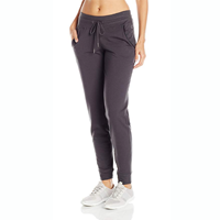 activewear Steve Madden Women’s Jogger Pants Vegan Leather Accents Cotton Polyester Spandex Quick Dry Look Good Comfort