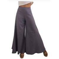 pants Tropic Bliss Wide Leg Organic Cotton Palazzo Pants Fair Trade Bohemian Style Natural Local Soft Breathable Smooth Flattering Colors Versatile Dressy Casual High Waist Ethical