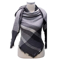 Charlotte Daniel Multi Color Scarf Blanket Toasty Warm Winter Fall Spring Style Black Brown Navy Blush Gray Acrylic Versatile Fashion Gift Evening Day Indoor Outdoor Travel Casual Vacation One Size